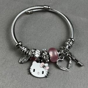 Hello Kitty, Adjustable Charm Bracelet